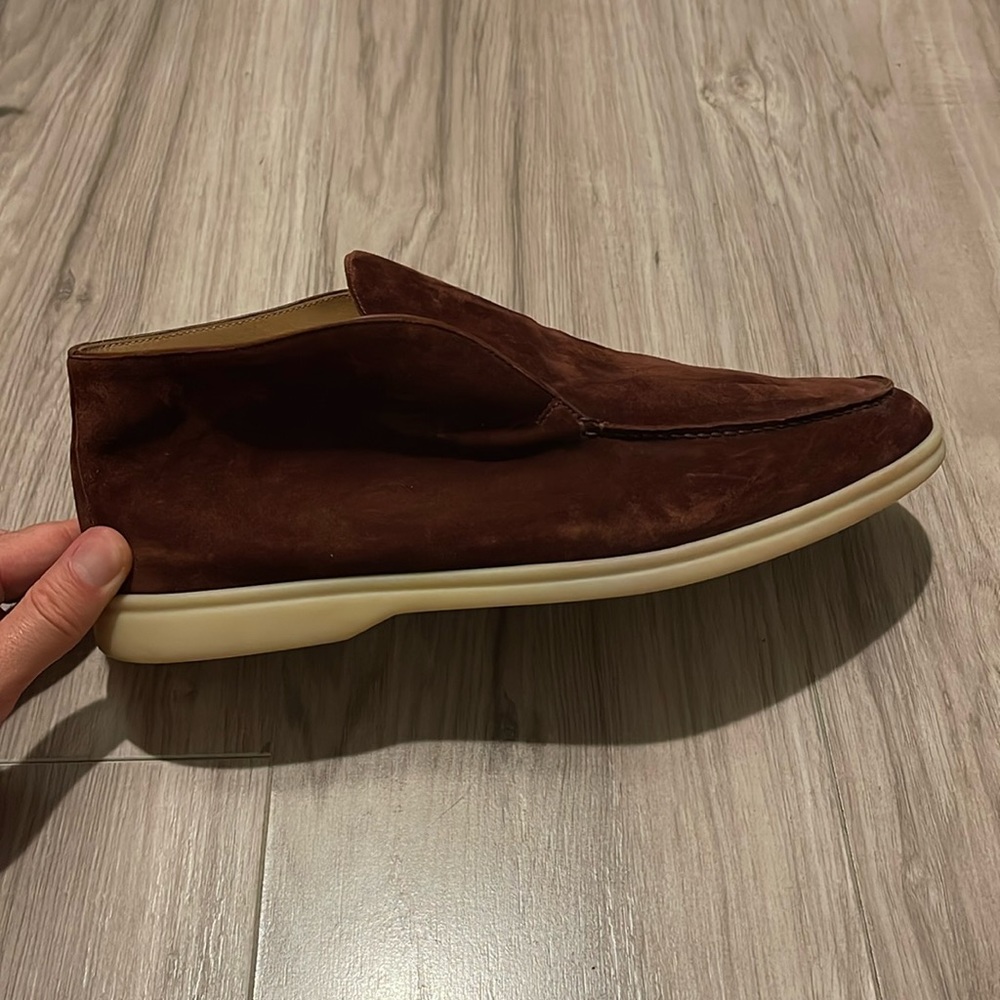 Loro Piana Open Walk Chukka Boots (Cocciniglia R0B4 color) Size 45 Men